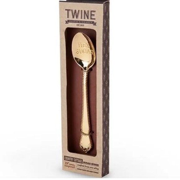 Twine Vintage Gold 'Hey Sugar' Spoon - Picture 1 of 7